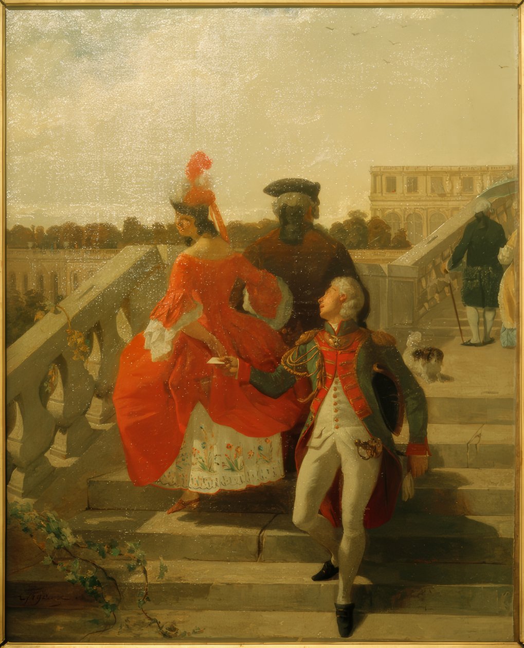 Saint-Lambert u.dHoudetot by Jean Francois Gigoux
