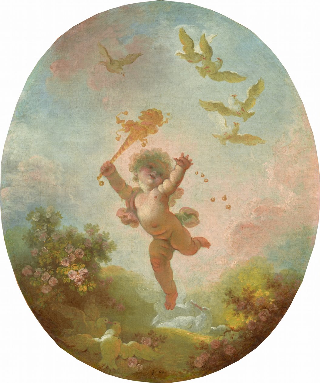 Delilik olarak aşk by Jean Honore Fragonard
