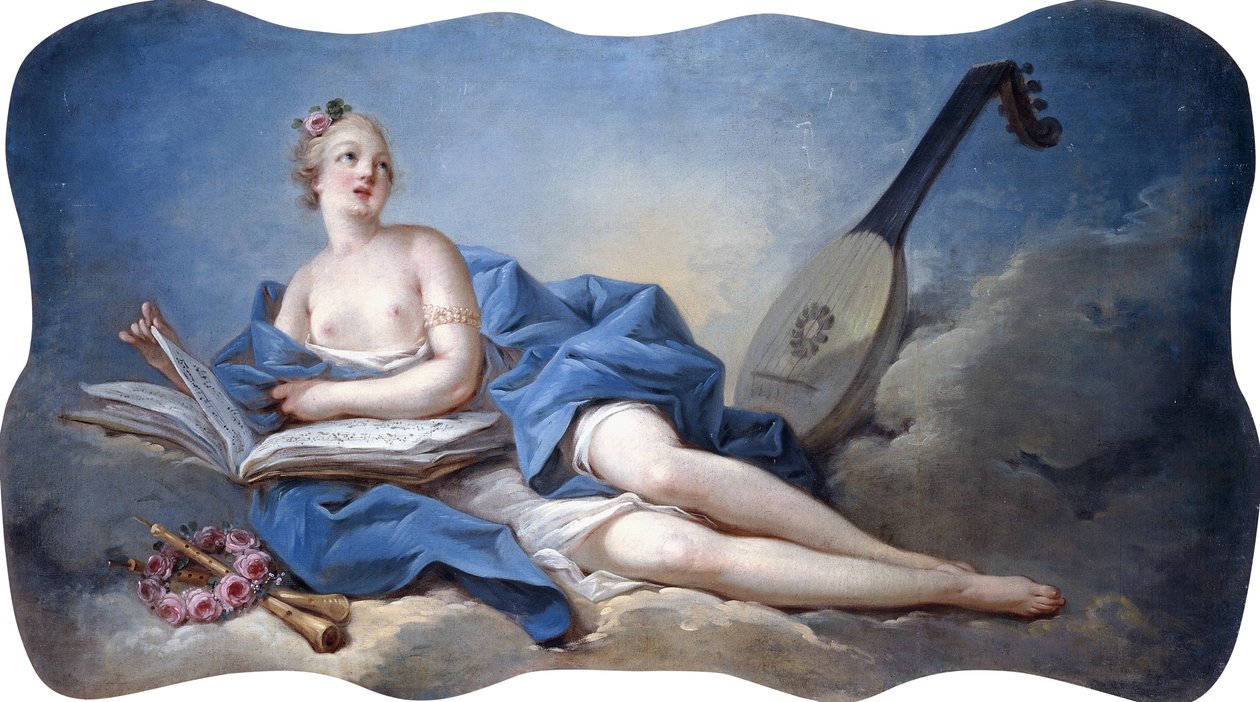 Müziğin Kişileştirilmesi, by Jean Honore Fragonard