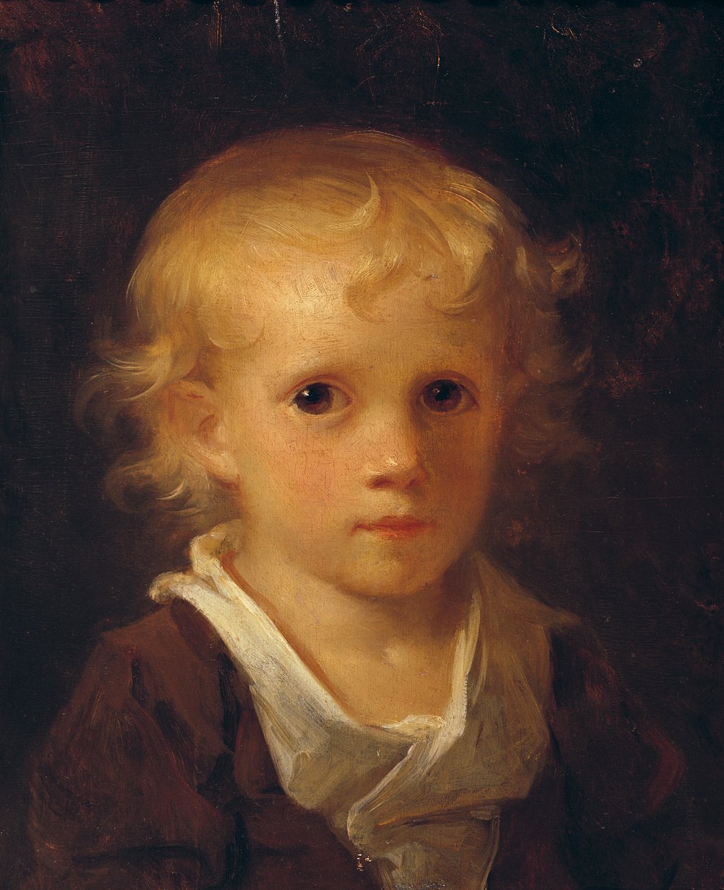 Bir Çocuk Portresi by Jean Honore Fragonard