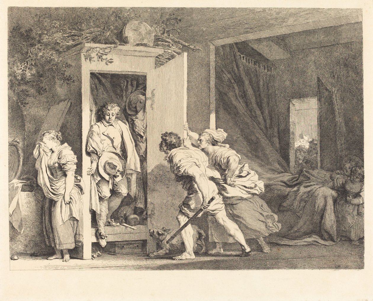 Armoire by Jean Honore Fragonard