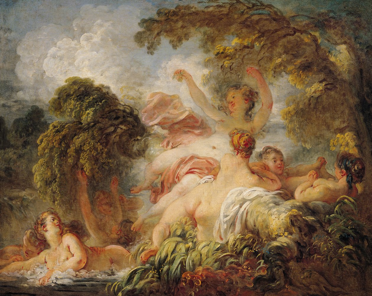Yıkananlar, c.1765 by Jean Honore Fragonard