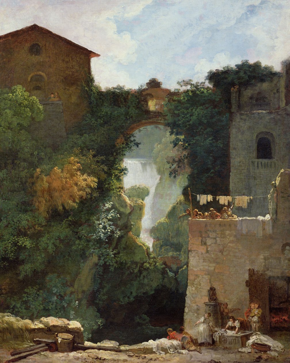 Tivoli Şelaleleri by Jean Honore Fragonard