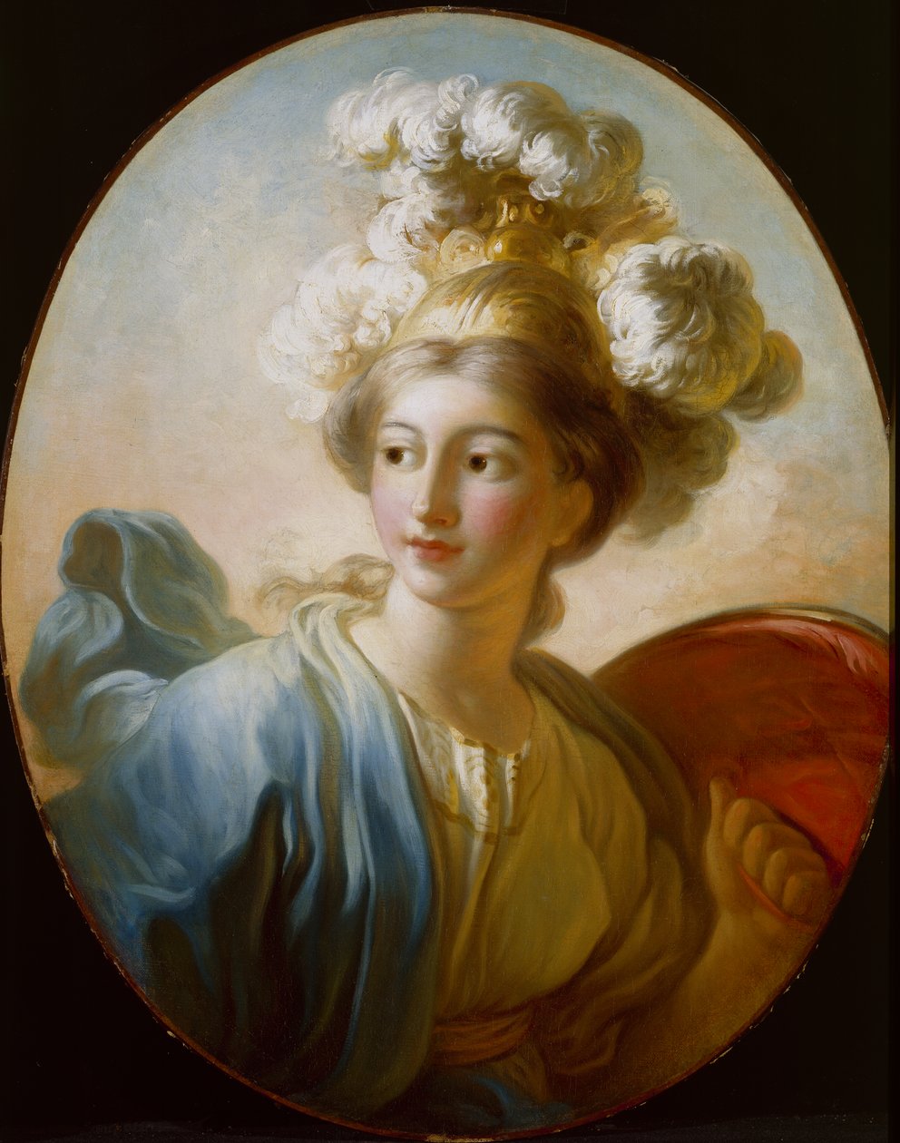 Tanrıça Minerva, c.1772 by Jean Honore Fragonard