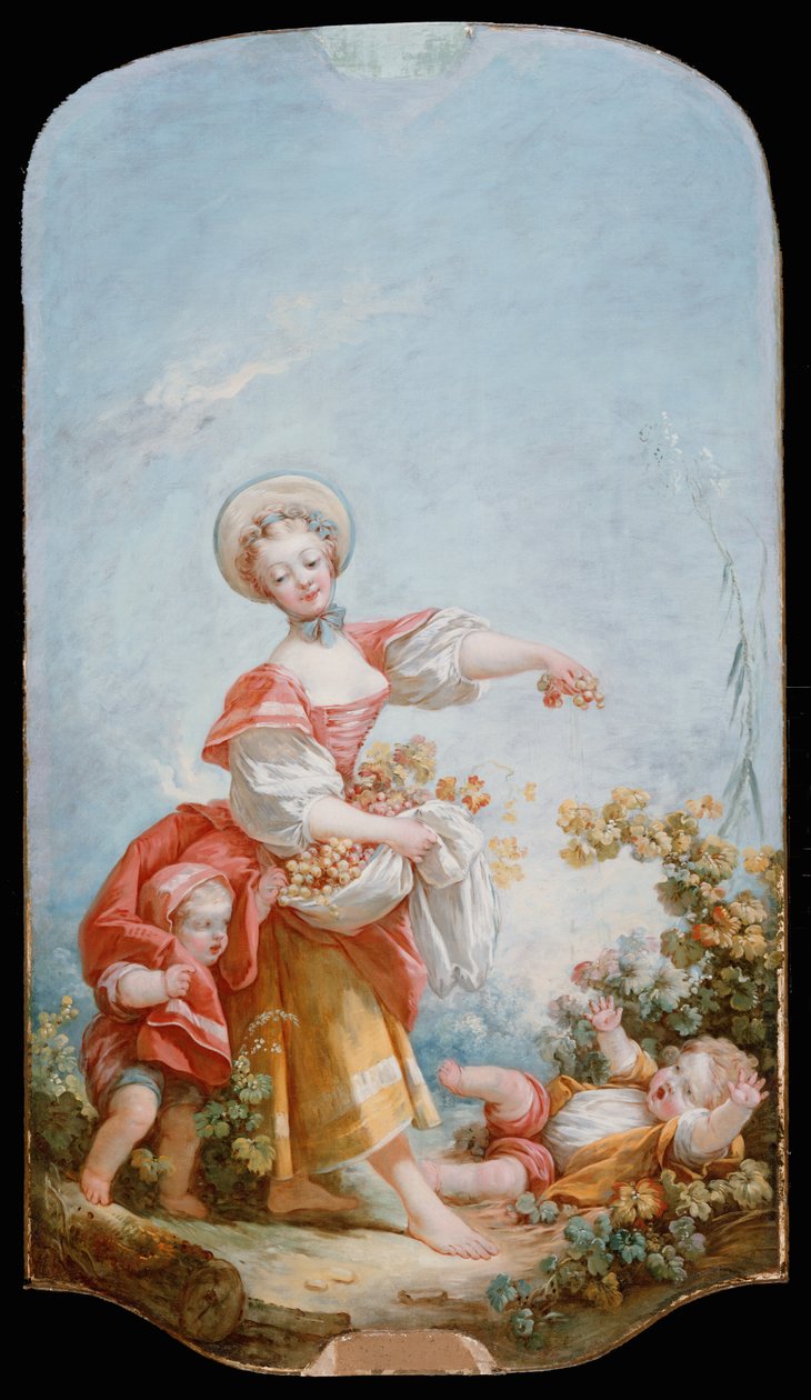 Üzüm Toplayıcı, 1748-52 by Jean Honore Fragonard