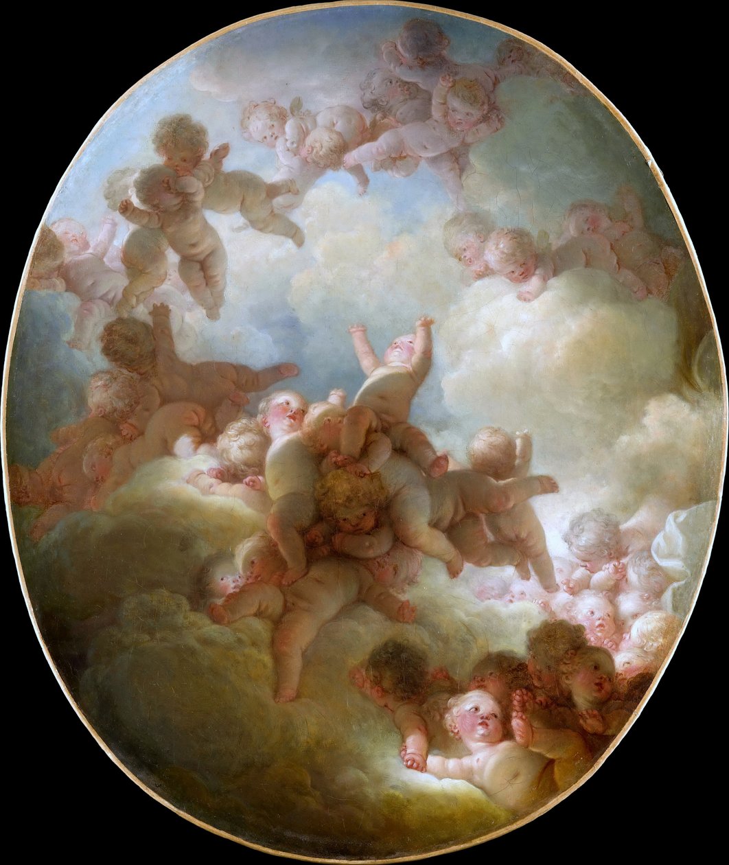 Cupids Sürüsü by Jean Honore Fragonard