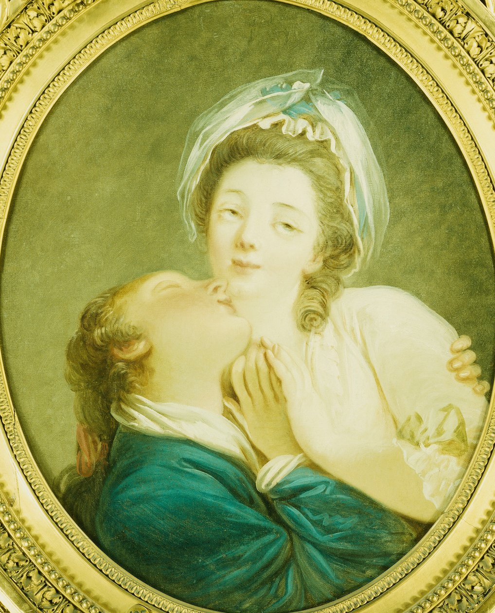 genç aşıklar, by Jean Honore Fragonard