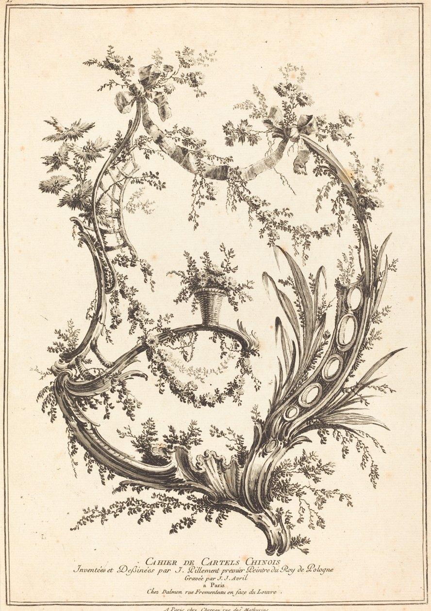 Baş sayfa by Jean Jacques Avril I after Jean Baptiste Pillement