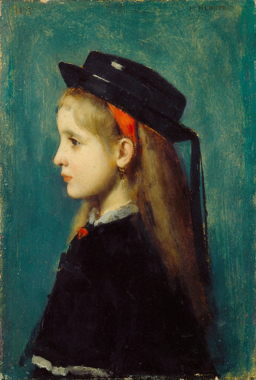Alsas Kızı, 1873. by Jean Jacques Henner