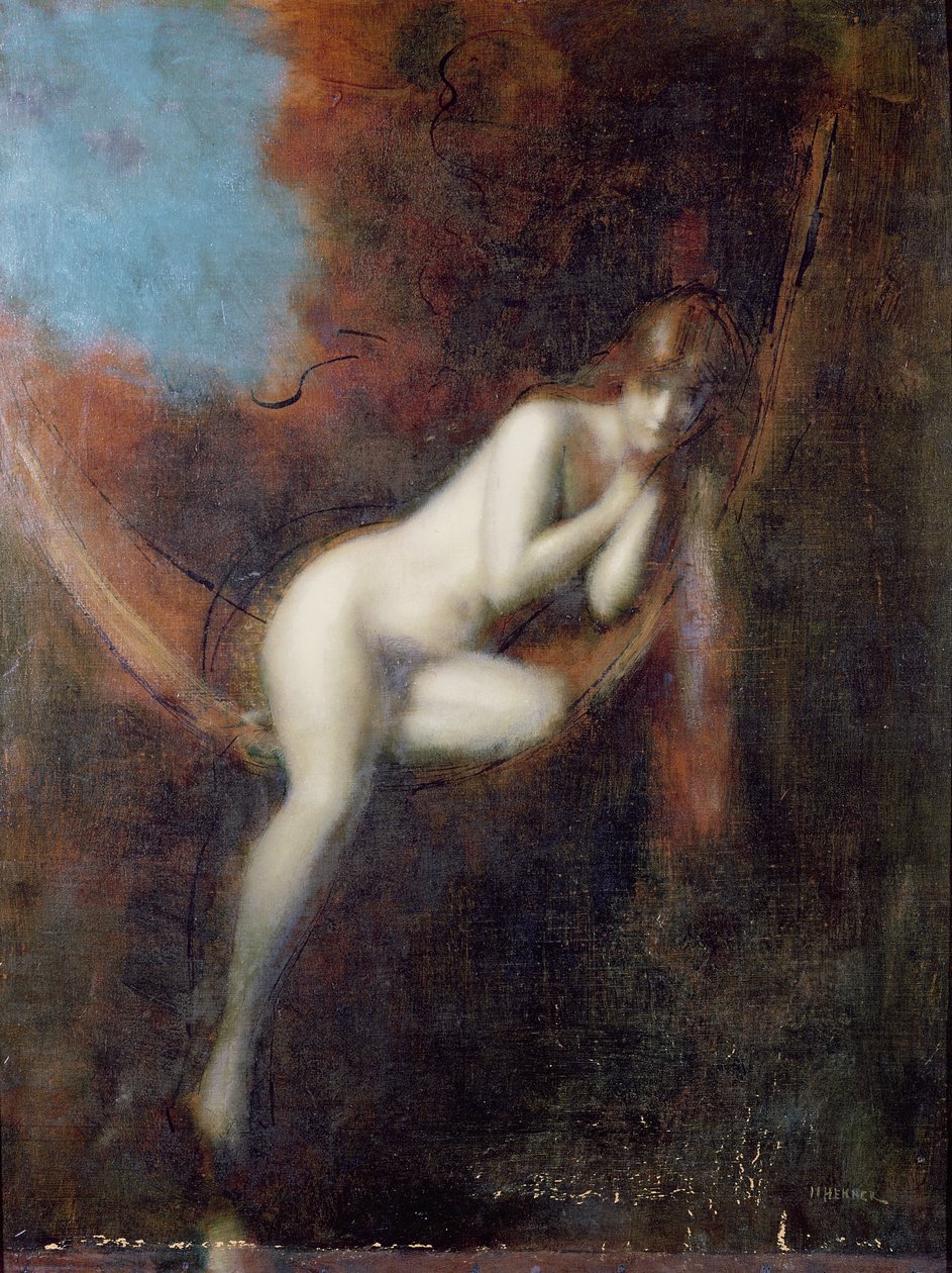 ಸಾರಾ ಸ್ನಾನ, 1902 ಟರ್ಕ್ by Jean Jacques Henner