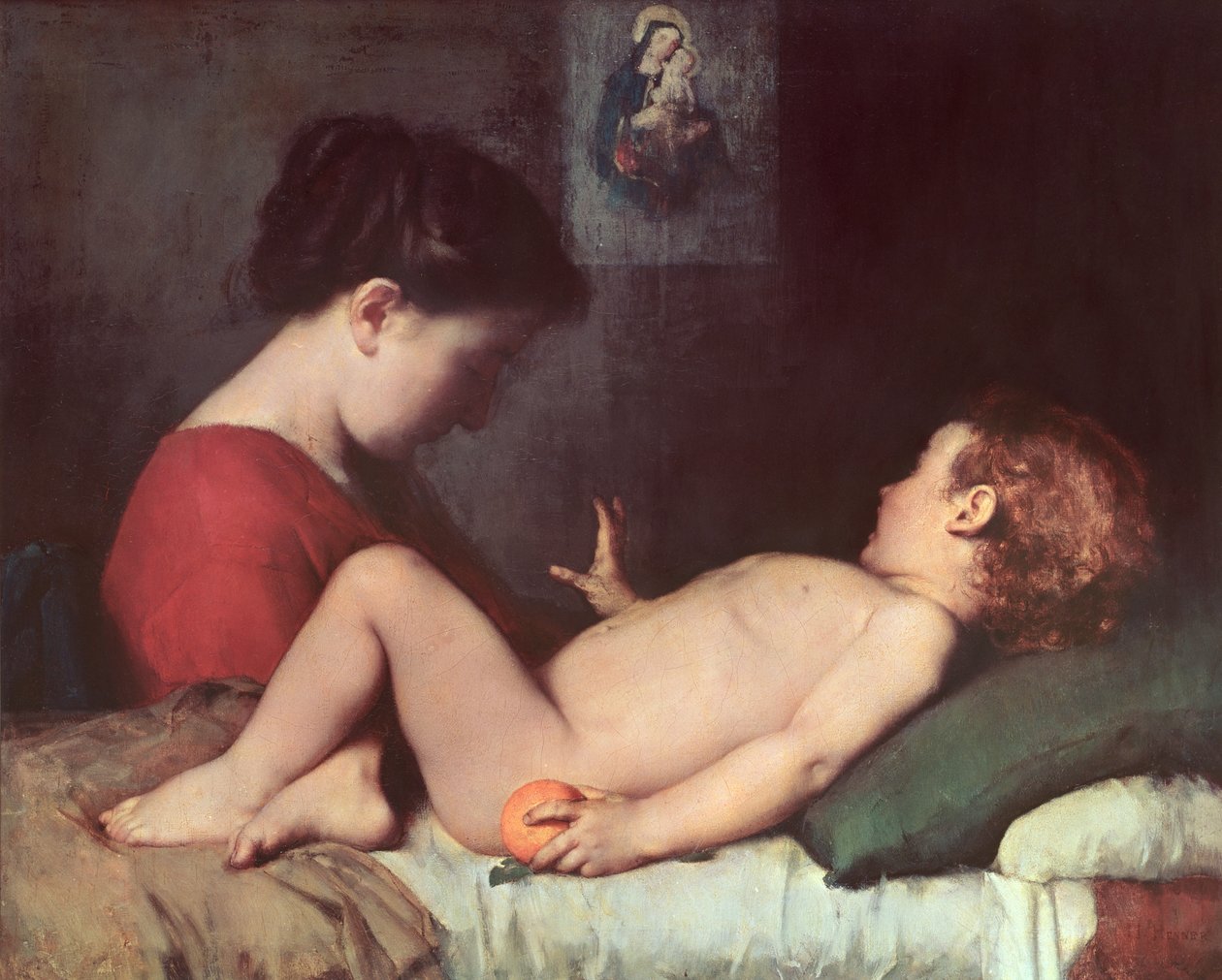 Uyanan Çocuk by Jean Jacques Henner