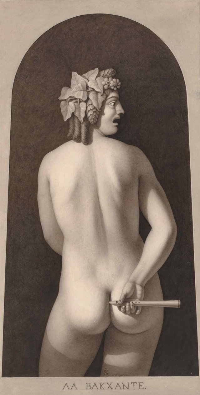 La bacchante. by Jean Jacques Lequeu