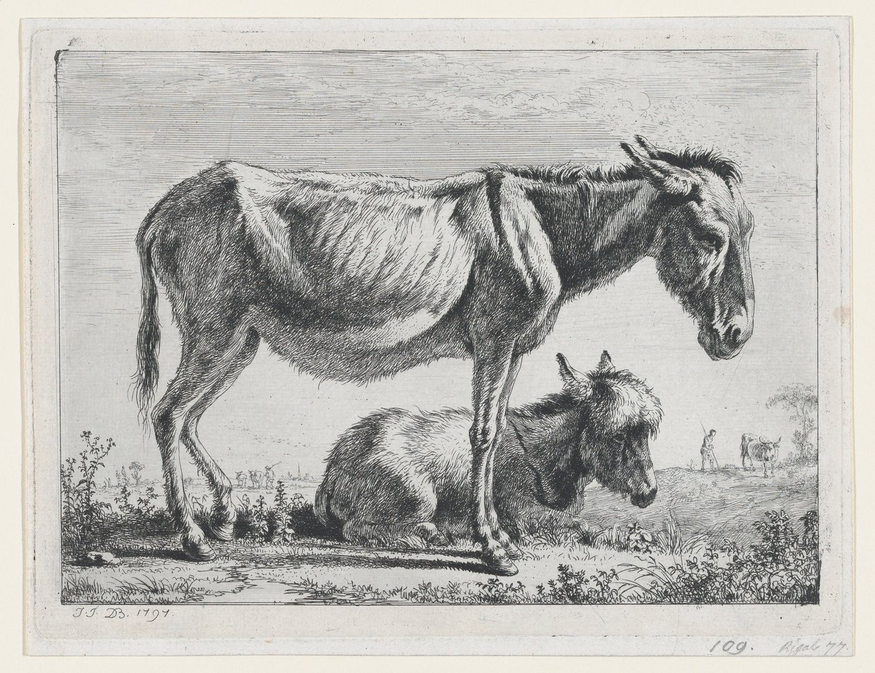 Jenny, Tayıyla, 1797. by Jean Jacques de Boissieu