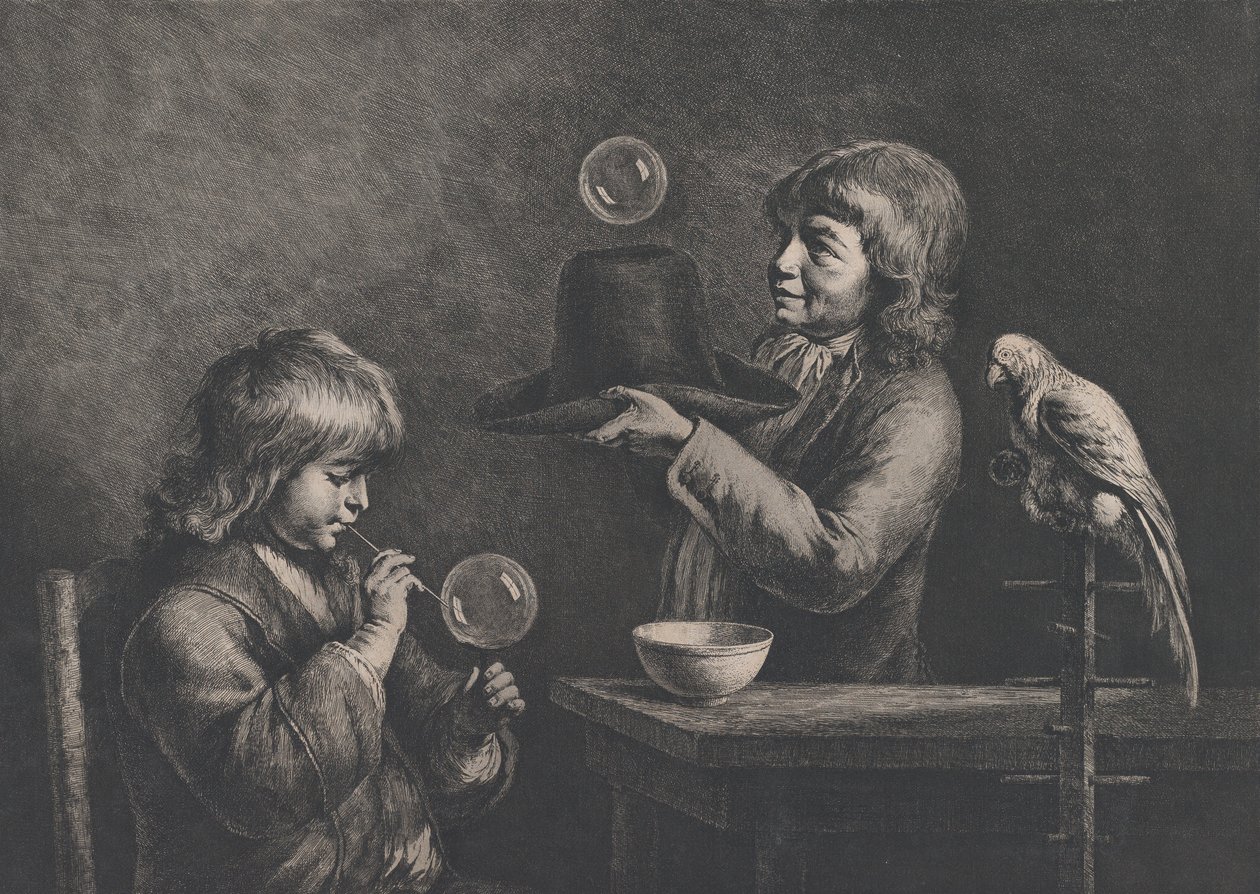 Sabun Köpüğü, 1799. by Jean Jacques de Boissieu