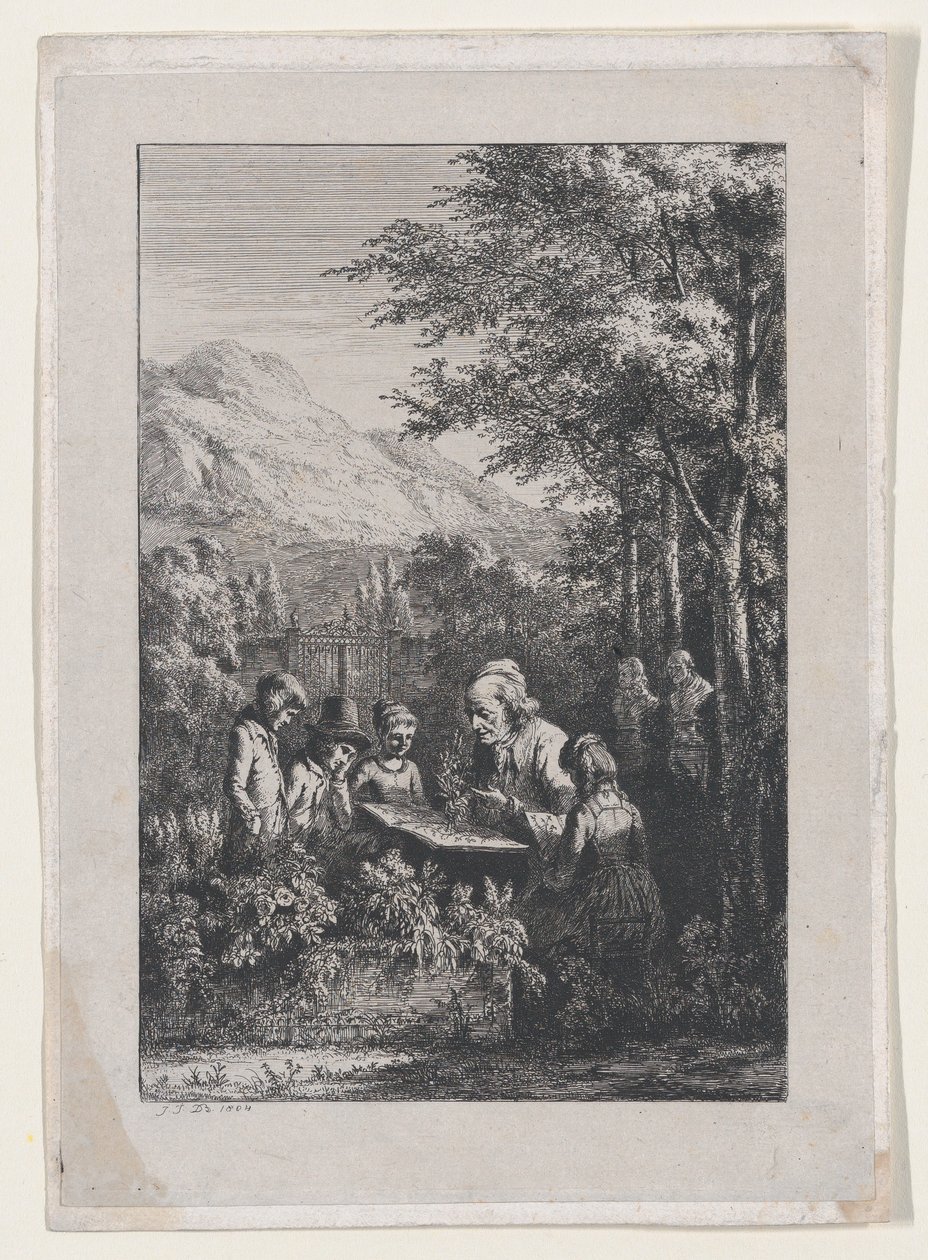 Botanik Dersi, 1804. by Jean Jacques de Boissieu