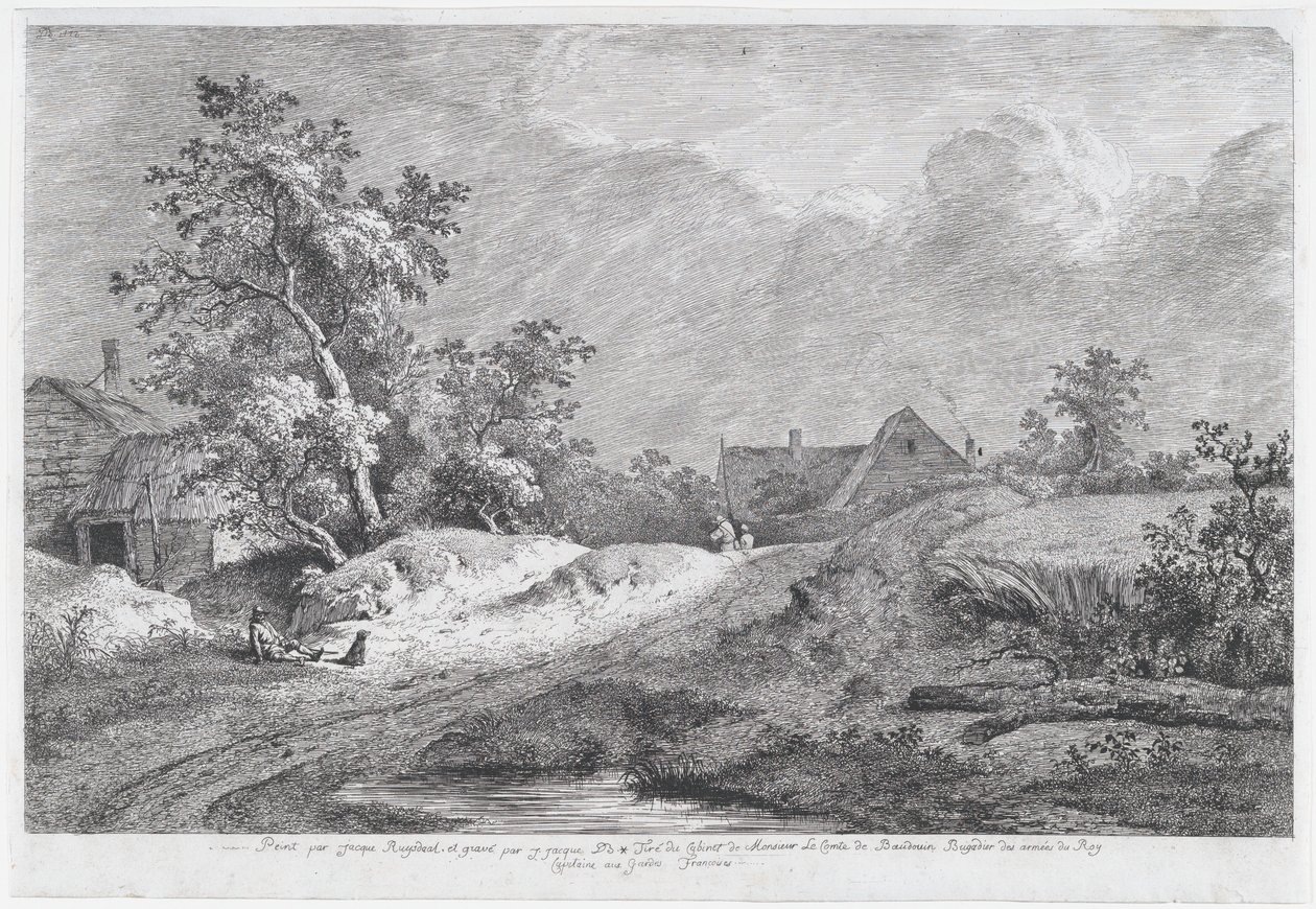 Buğday Tarlası, 1772. by Jean Jacques de Boissieu