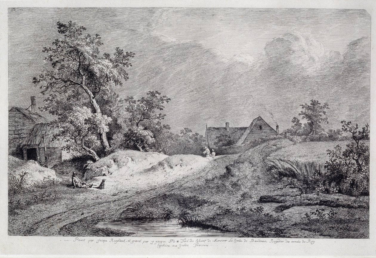 Buğday Tarlası, 1772 by Jean Jacques de Boissieu