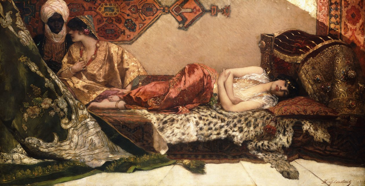 Odalık, 1882 by Jean Joseph Benjamin Constant