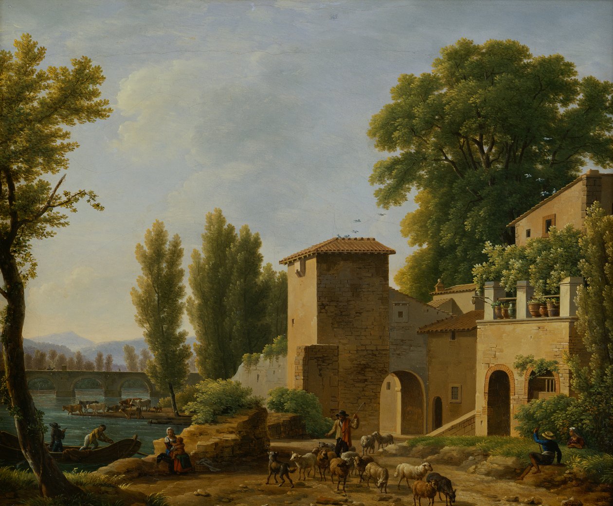 Manzara, 1822 by Jean Joseph Xavier Bidauld