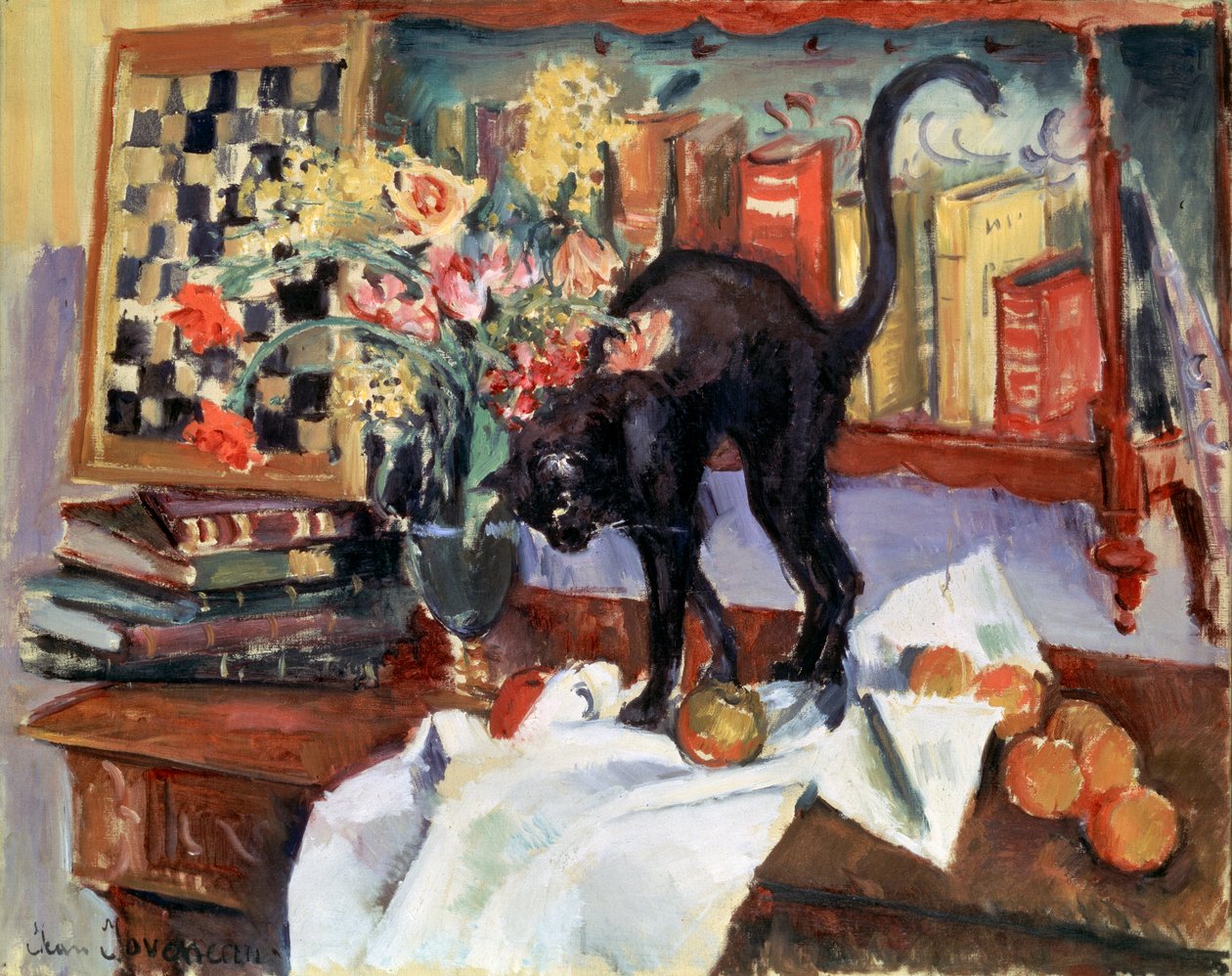 Bir Kedi ile Natürmort, 1912. by Jean Joveneau