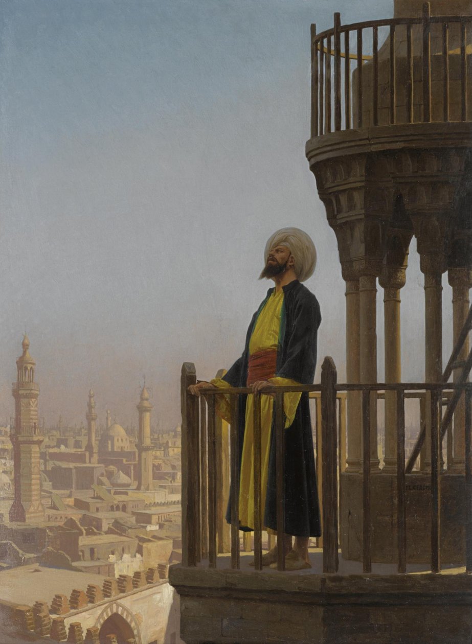 bir müezzin by Jean Leon Gerome