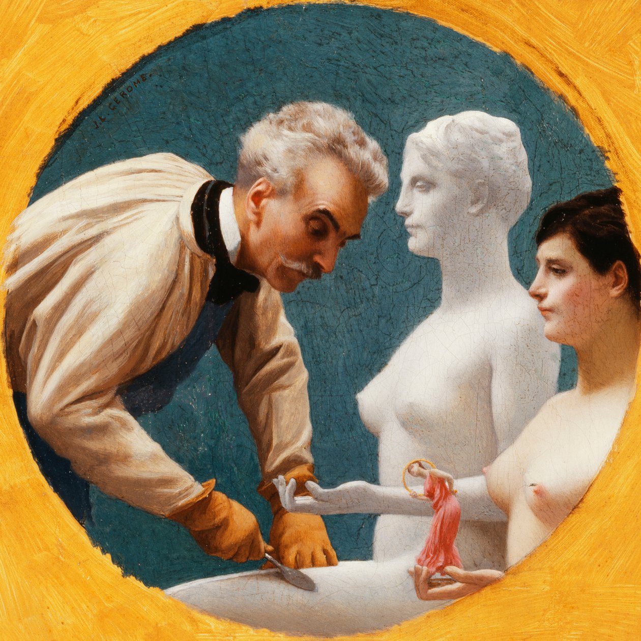 Gerome ve Tanagra, by Jean Leon Gerome