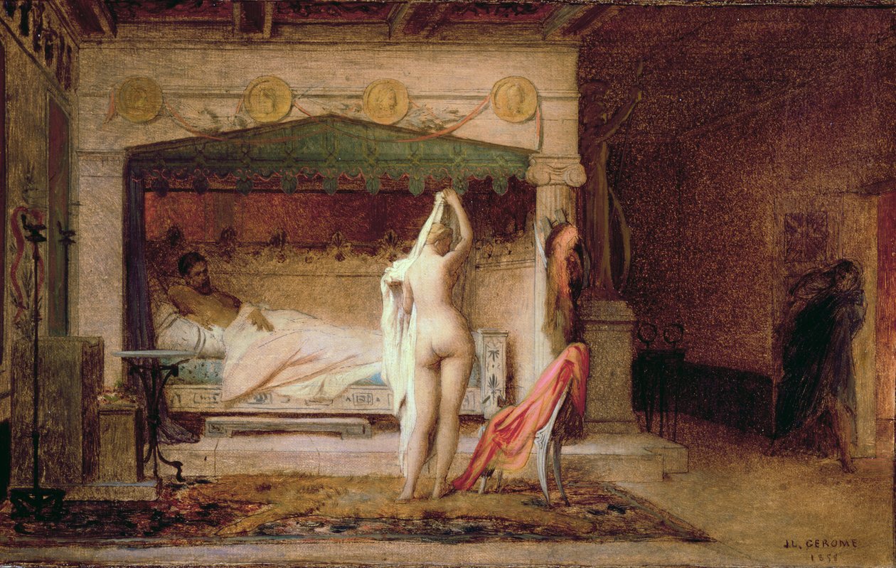 Lidya Kralı Candaules, 1858 by Jean Leon Gerome