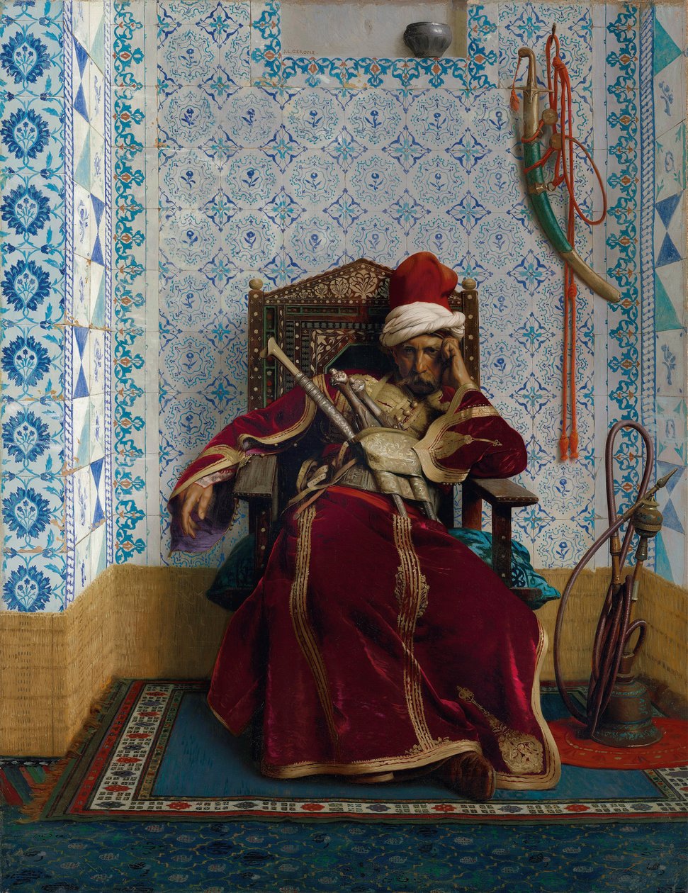 Markos Votsaris, 1874. by Jean Leon Gerome