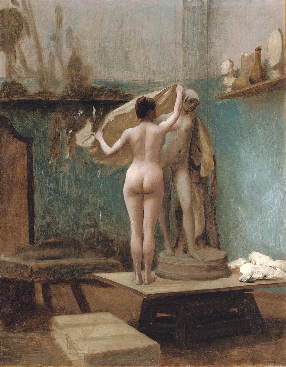 Oturmanın Sonu, c.1896 by Jean Leon Gerome