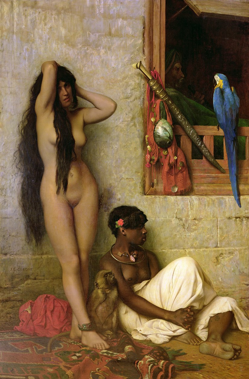 Satılık Köle, 1873 by Jean Leon Gerome