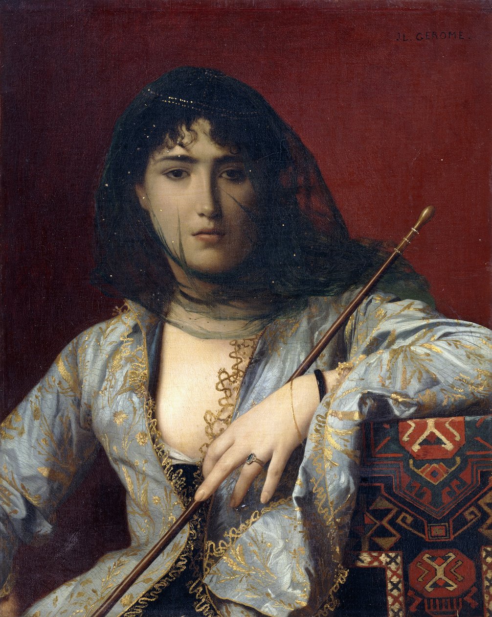 Örtülü Çerkes Hanım, by Jean Leon Gerome