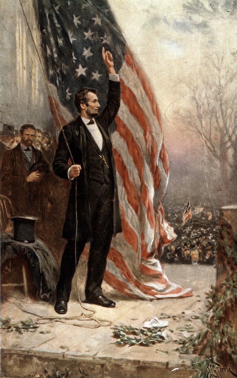 Başkan Abraham Lincoln by Jean Leon Gerome Ferris