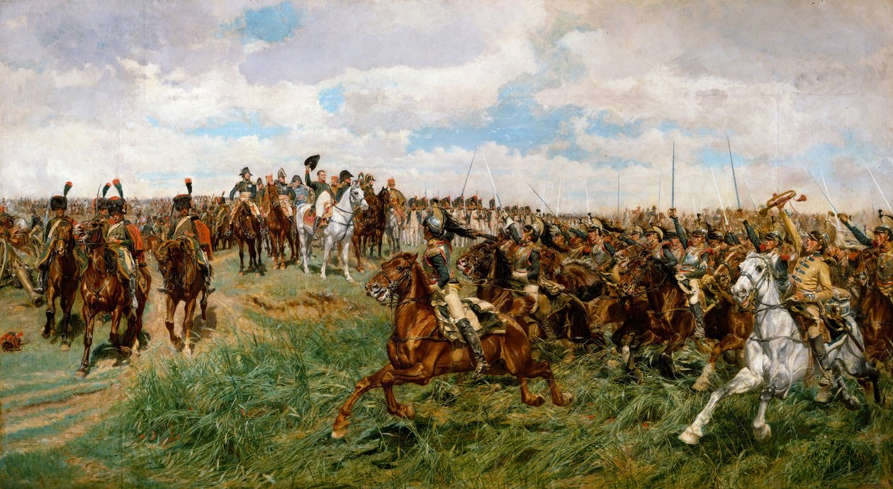 1807, Friedland, yaklaşık 1861-75. by Jean Louis Ernest Meissonier