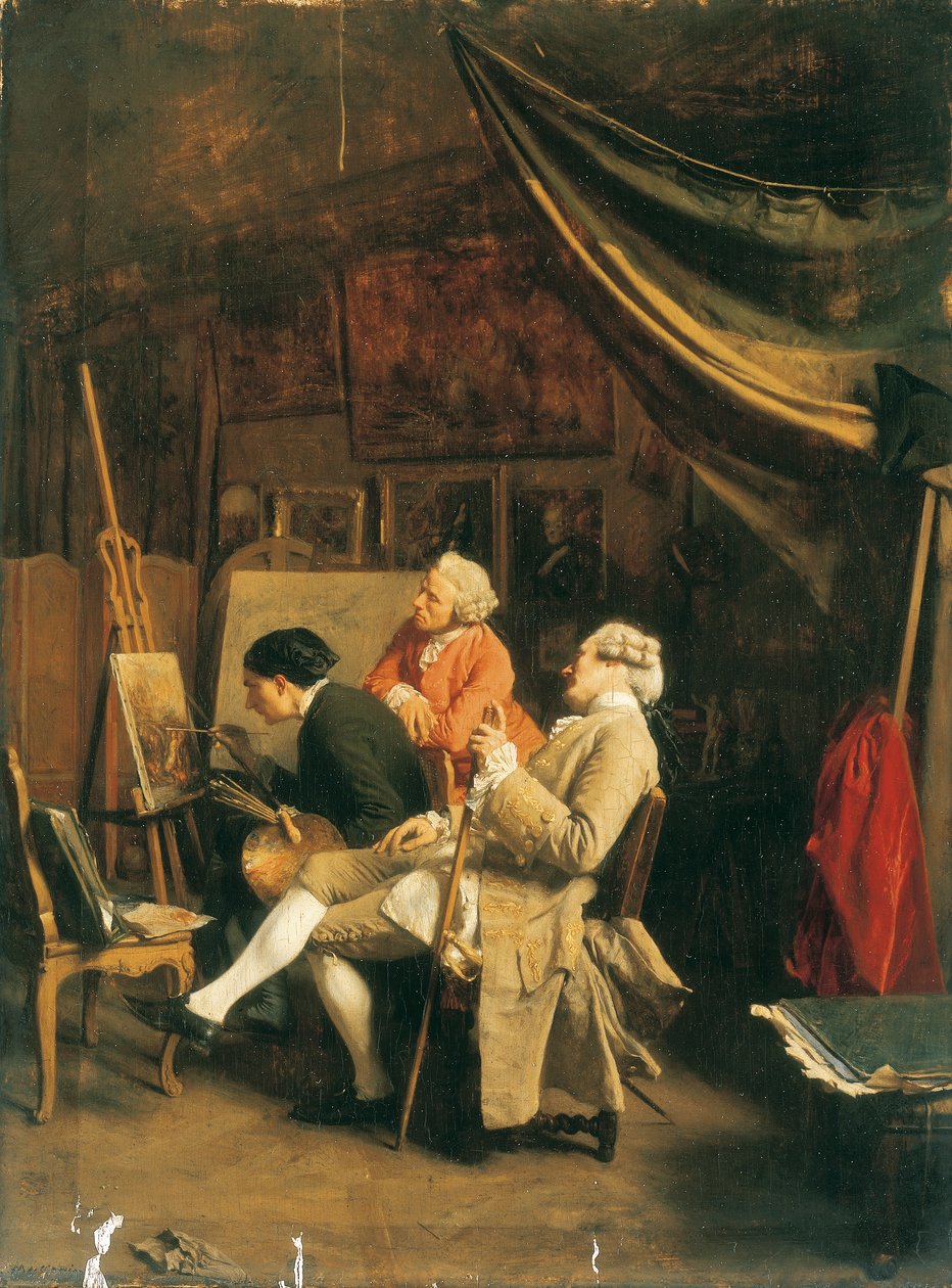 Amatör Ressamlar by Jean Louis Ernest Meissonier