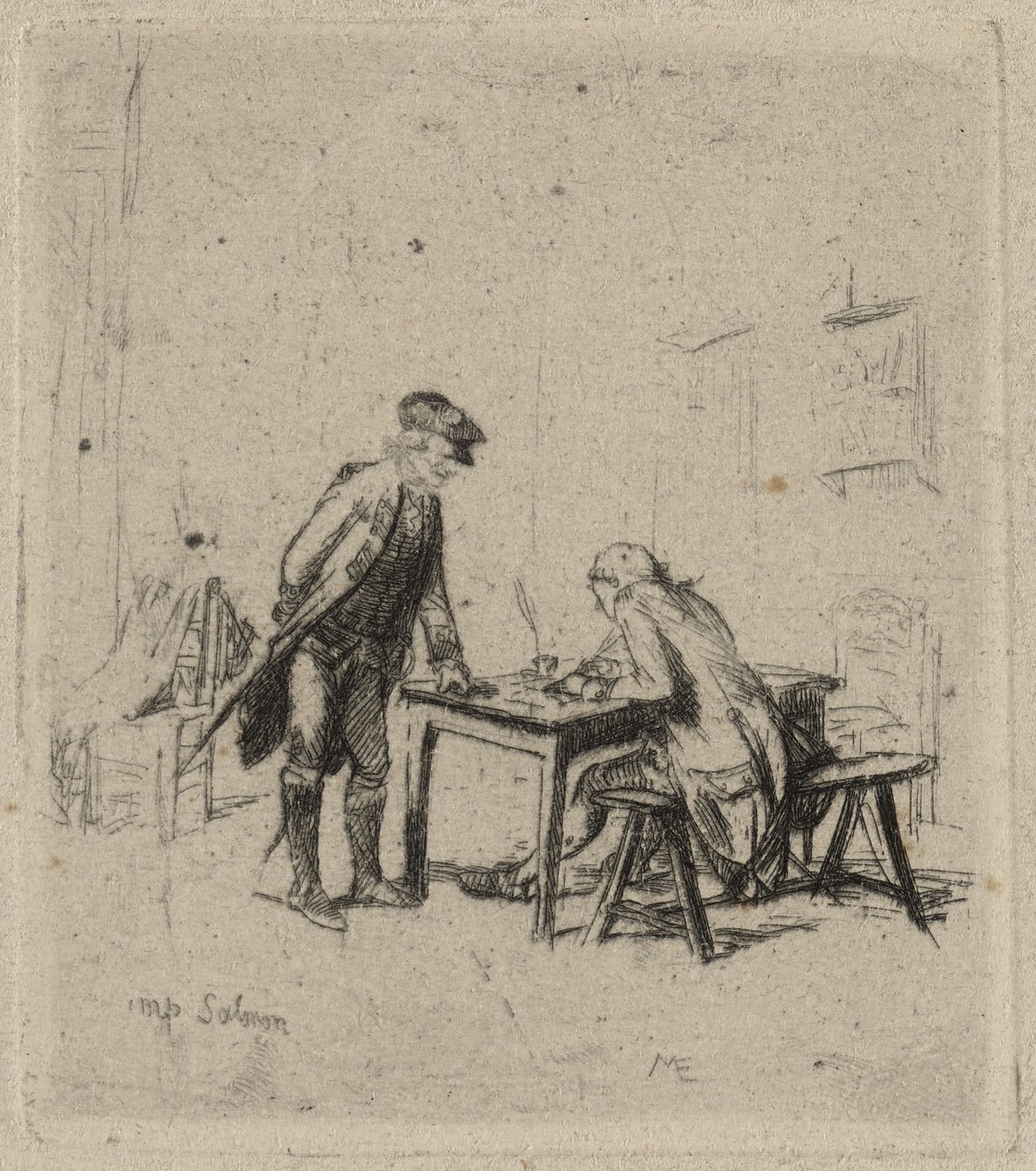 başlıksız by Jean Louis Ernest Meissonier