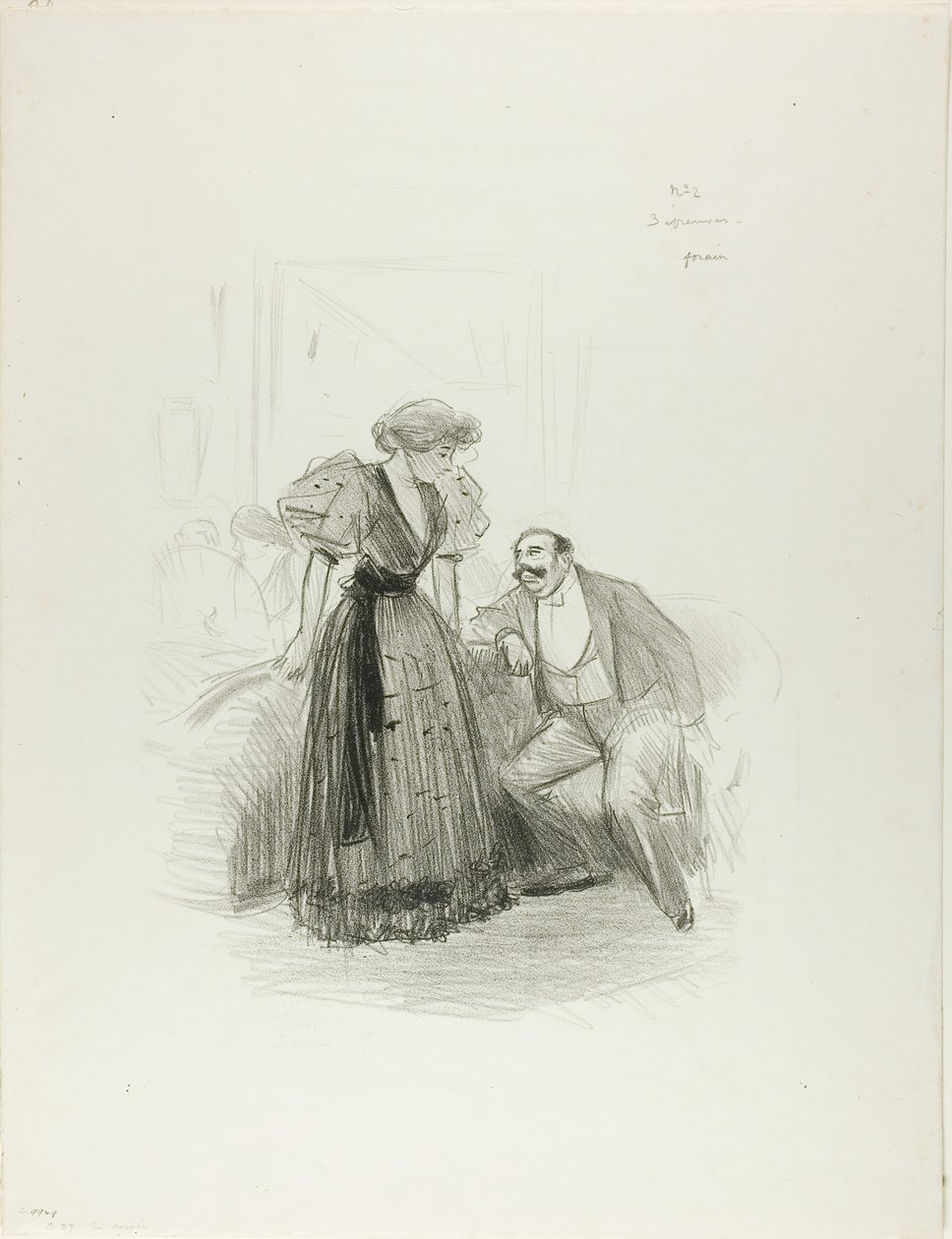 Bir Akşam Partisinde by Jean Louis Forain