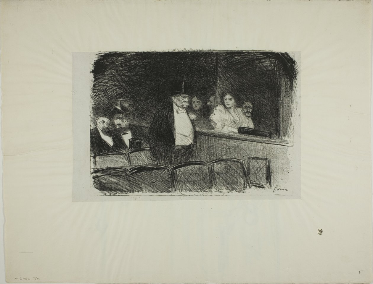 Tiyatroda by Jean Louis Forain