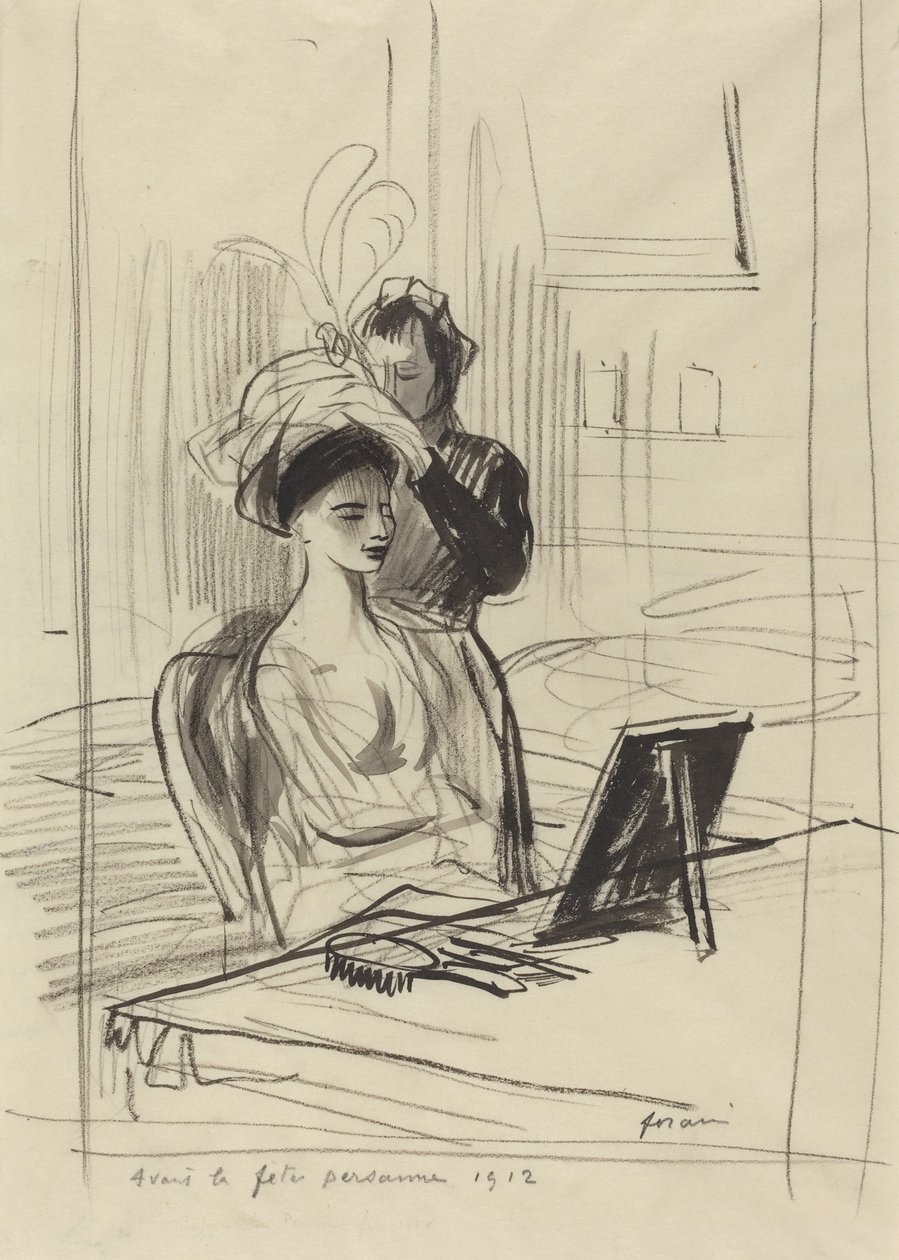Pers bayramından önce by Jean Louis Forain