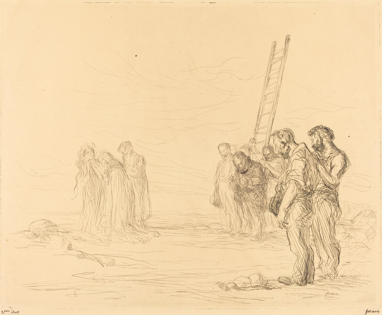 Calvary (ilk plaka) by Jean Louis Forain
