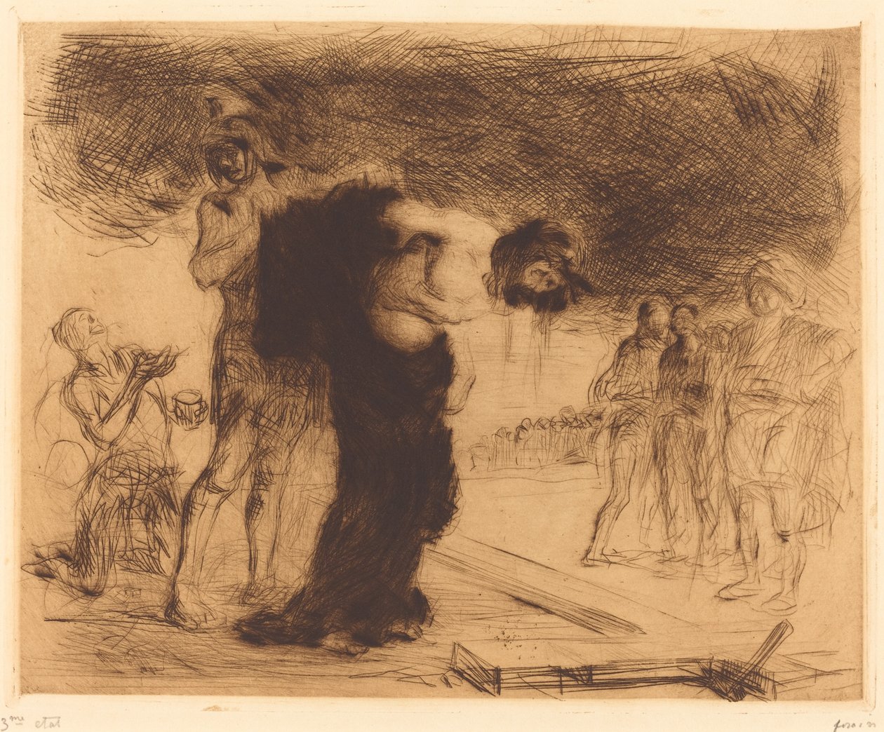 Mesih Giysilerinden Çıkartıldı by Jean Louis Forain