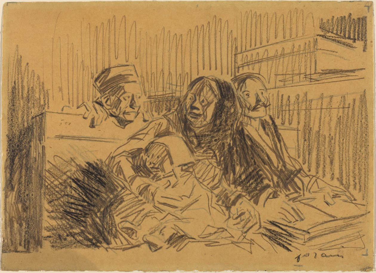 Savunucu ve Sanık by Jean Louis Forain