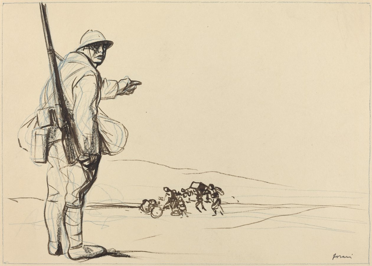 Alman İlerlemesi by Jean Louis Forain
