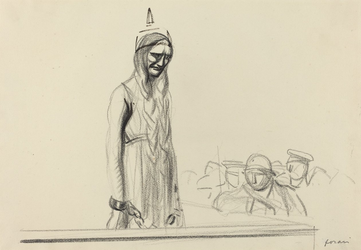 Almanya yargıçların huzurunda by Jean Louis Forain