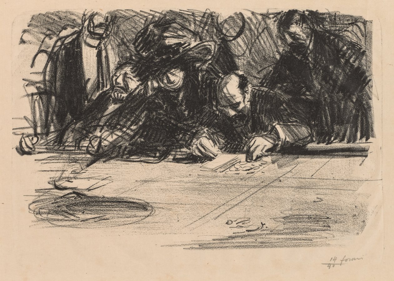 Oyuncu grubu. by Jean Louis Forain