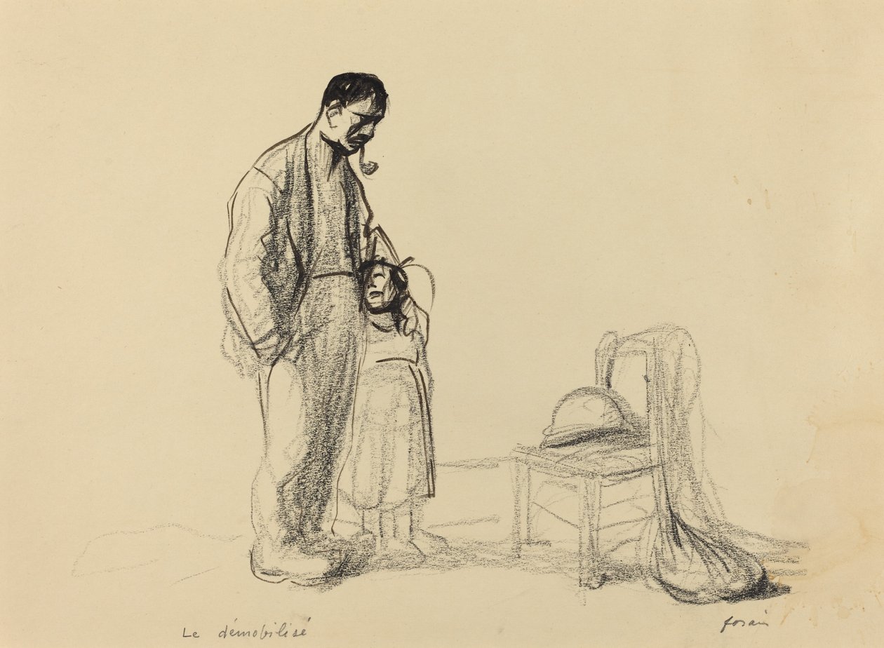 Terhis edilmiş, c. 19141919. by Jean Louis Forain