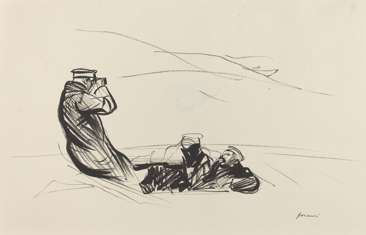 Düşmanı Aramak by Jean Louis Forain