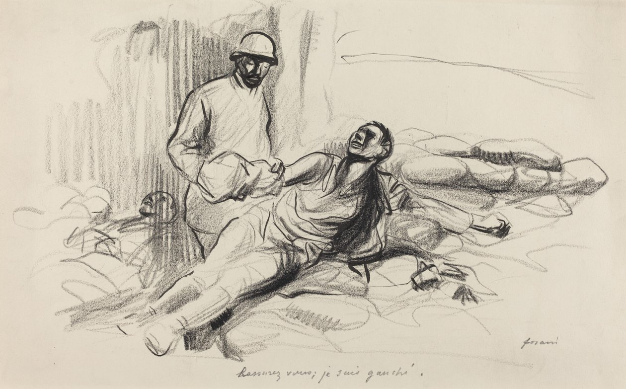 Emin olabilirsiniz; ben kaldım. by Jean Louis Forain