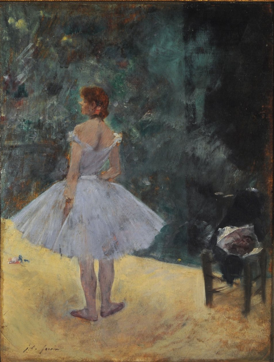 Balerin (panelde yağ) by Jean Louis Forain
