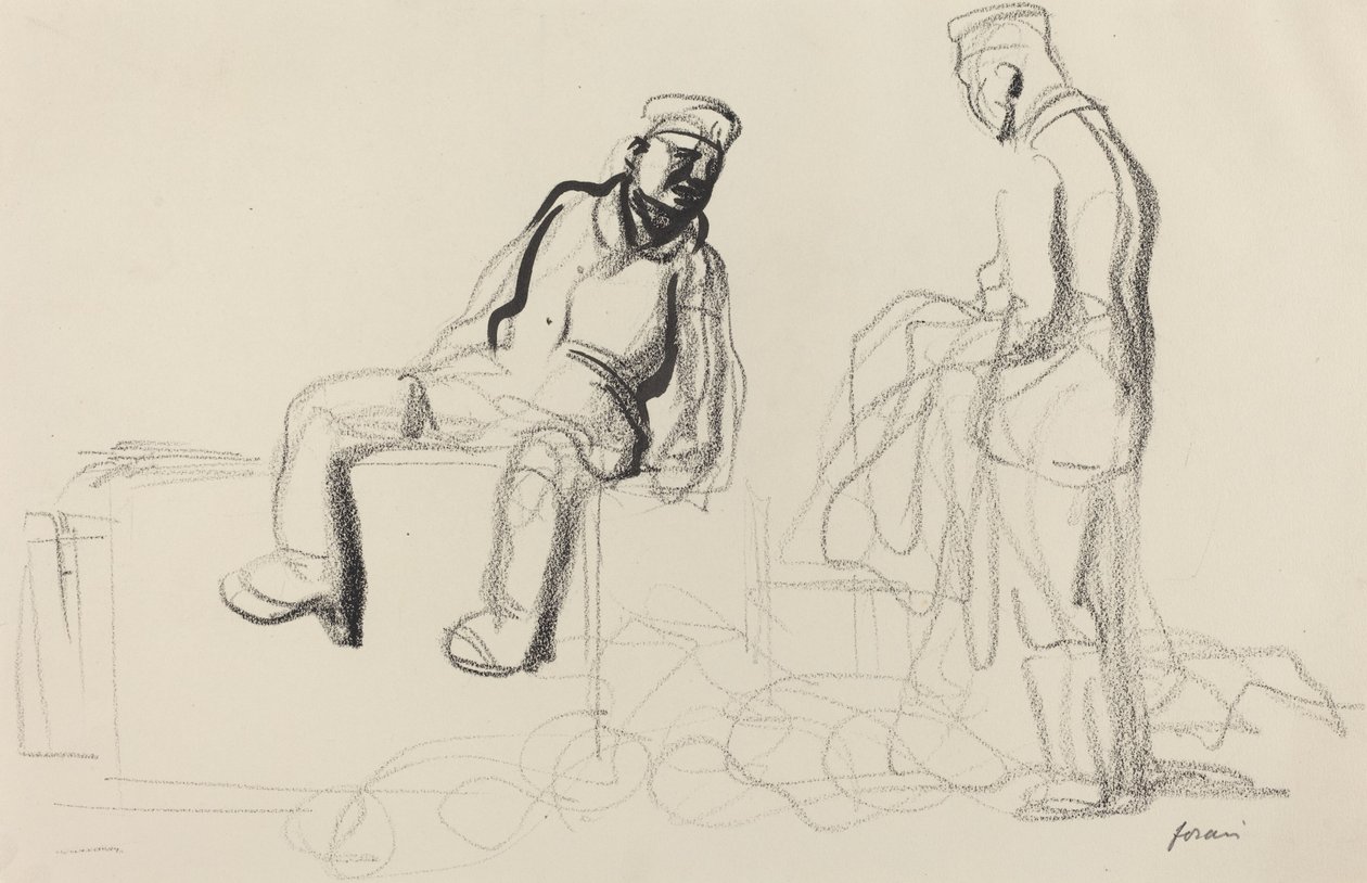 Ekonomik Geri Çekilme, c. 19141919. by Jean Louis Forain