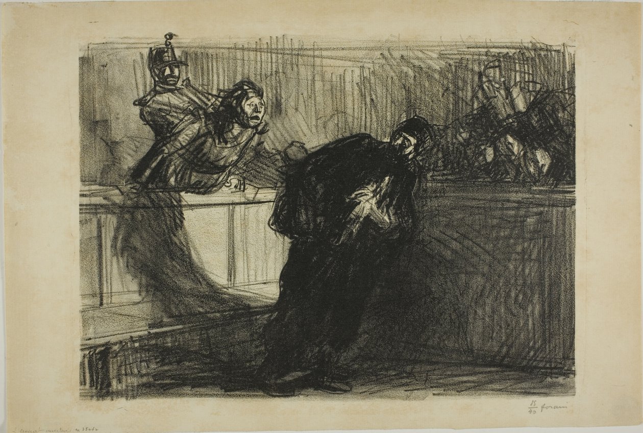 Avukat Taciz Edildi by Jean Louis Forain